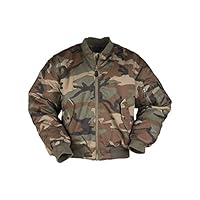 Amazon | MIL-TEC MA1 US フライトジャケット カモ柄 URBAN Camo